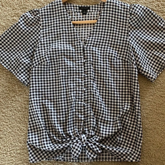 Ann Taylor Tops - Ann Taylor Checkered Blouse